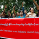 Rakhine nationalists with a message for Kofi Annan.